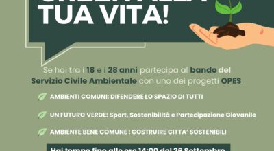 APERTURA BANDI SERVIZIO CIVILE COMUNE DI GALLICANO 2024-2025